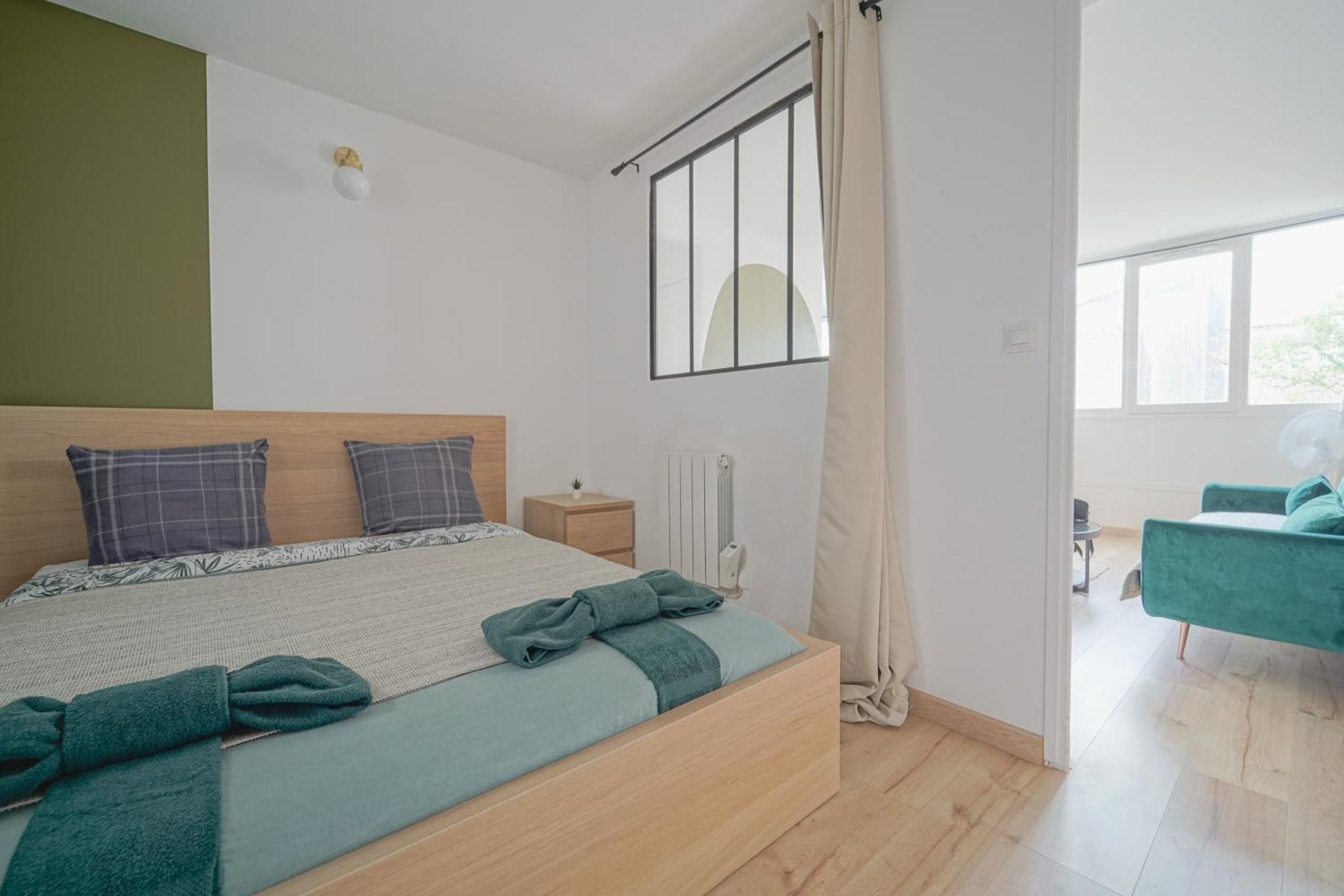 Complete 1Br With Balcony Only 5 Min. On Foot To Metro By Doorman Leilighet Saint-Ouen  Eksteriør bilde