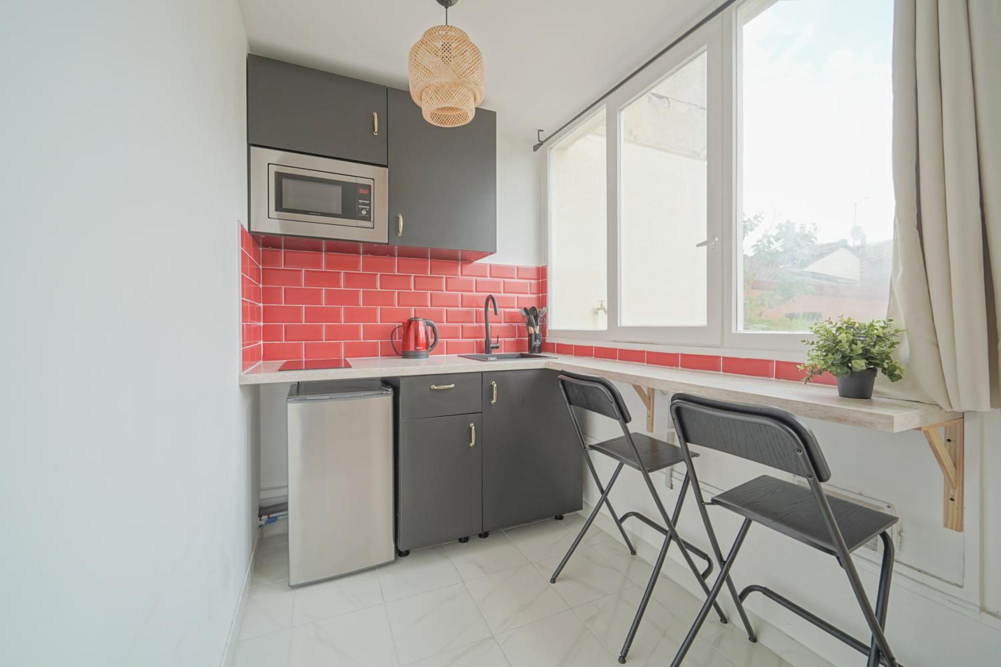 Complete 1Br With Balcony Only 5 Min. On Foot To Metro By Doorman Leilighet Saint-Ouen  Eksteriør bilde