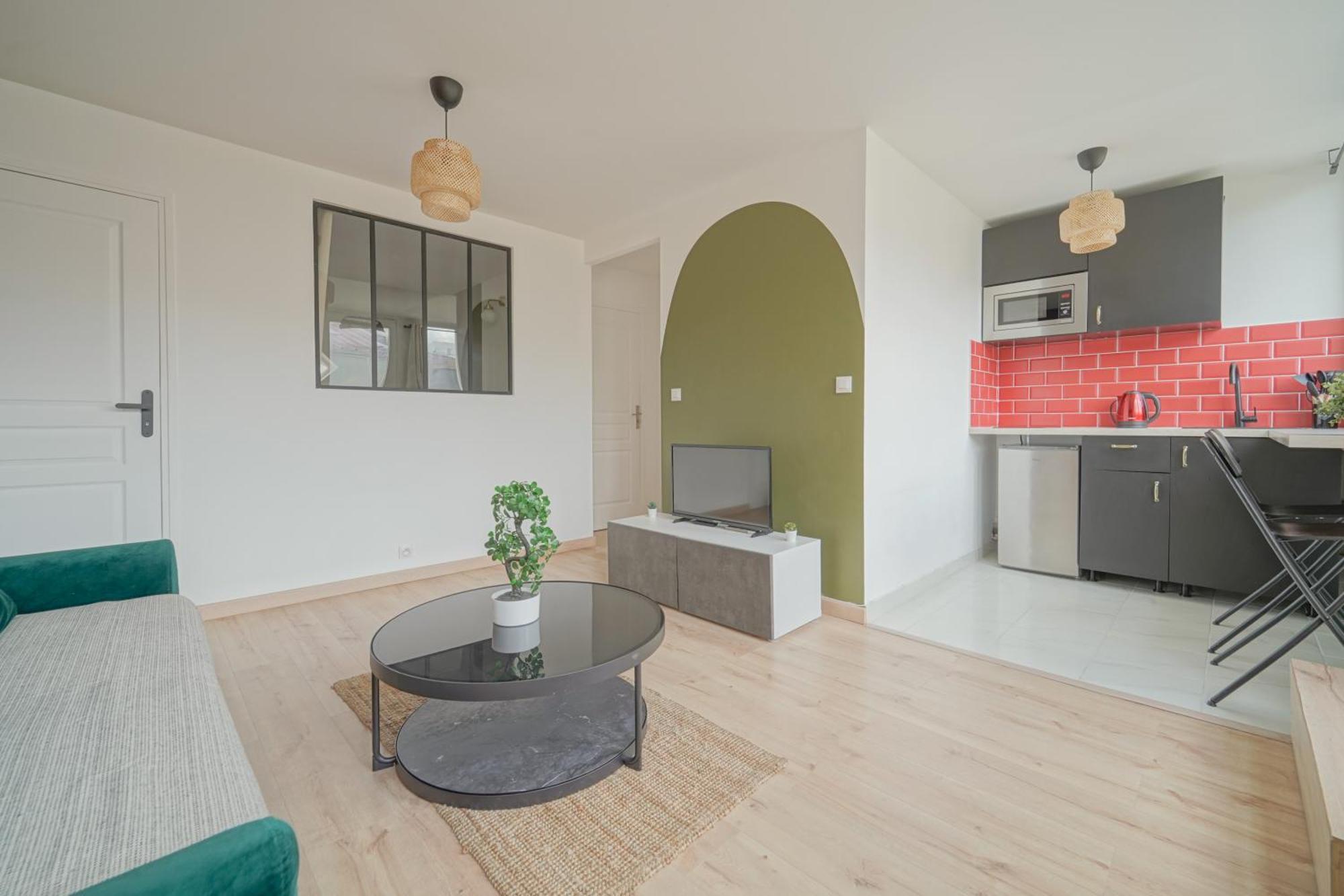 Complete 1Br With Balcony Only 5 Min. On Foot To Metro By Doorman Leilighet Saint-Ouen  Eksteriør bilde
