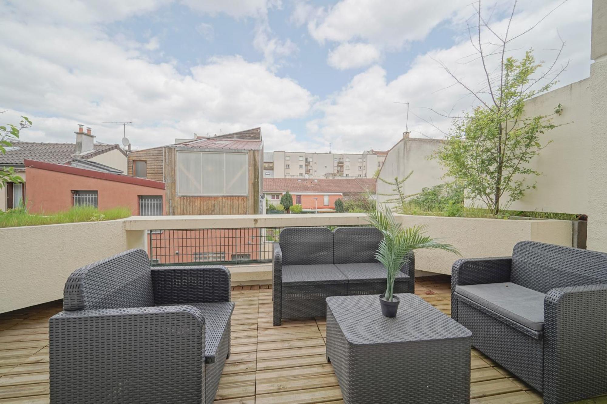 Complete 1Br With Balcony Only 5 Min. On Foot To Metro By Doorman Leilighet Saint-Ouen  Eksteriør bilde